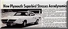 Image: New Superbird stresses Aerodynamics - November 1969